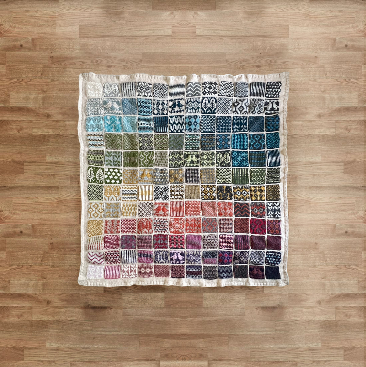 Peace By Piece printed knitting pattern
