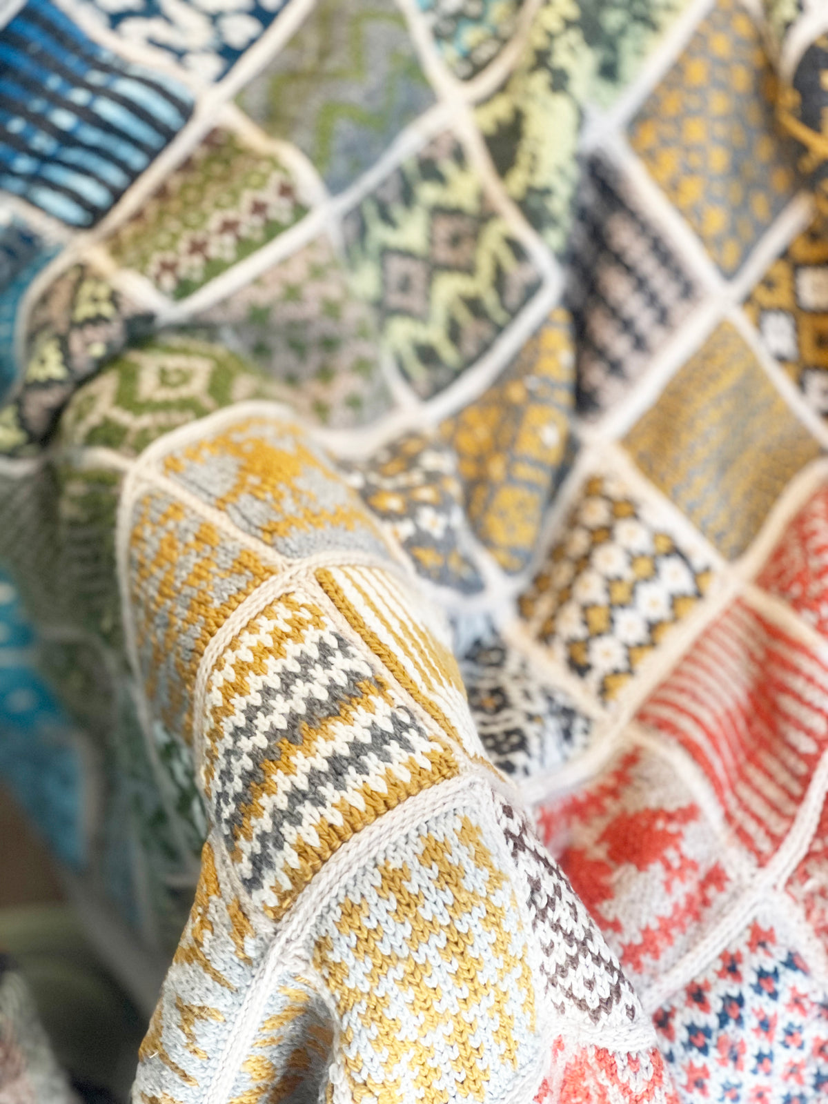 Peace By Piece printed knitting pattern