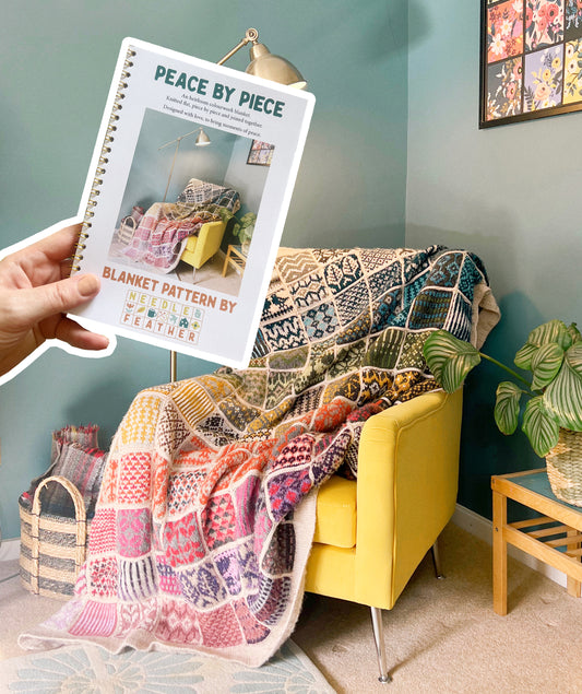 Peace By Piece printed knitting pattern