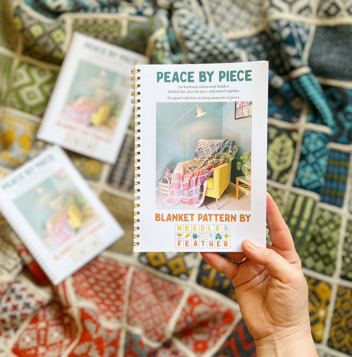 Peace By Piece printed knitting pattern